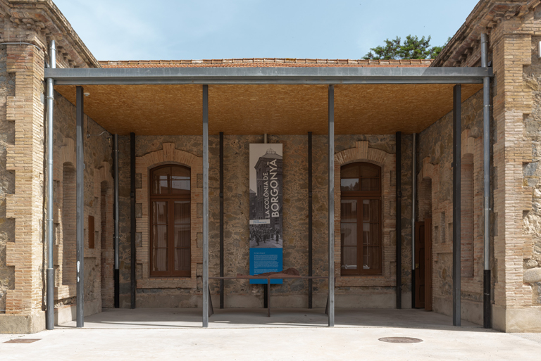 Textos dels Centre d’Interpretació i el consultori mèdic de la colònia de Borgonyà.