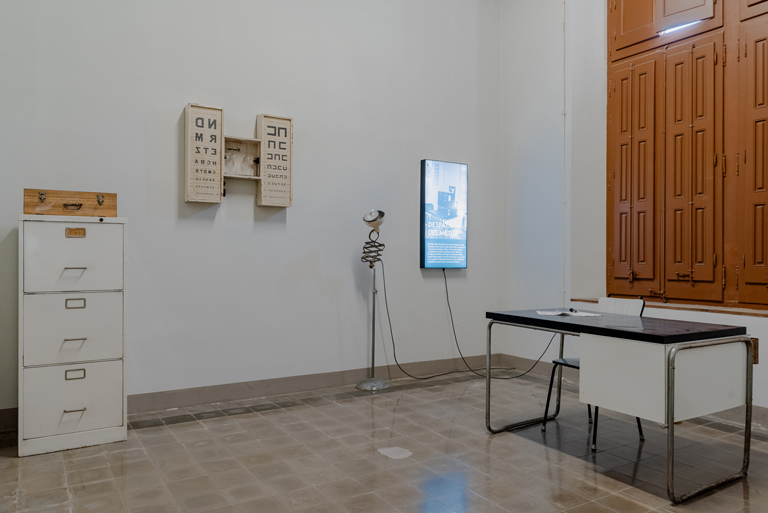 Textos dels Centre d’Interpretació i el consultori mèdic de la colònia de Borgonyà.