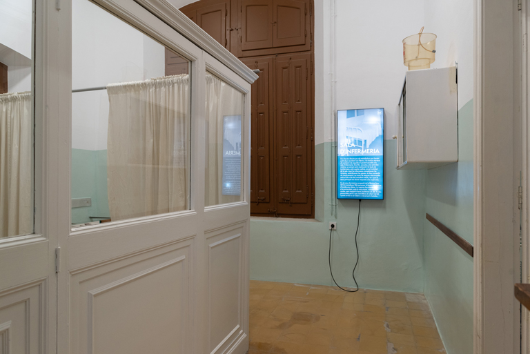 Textos dels Centre d’Interpretació i el consultori mèdic de la colònia de Borgonyà.