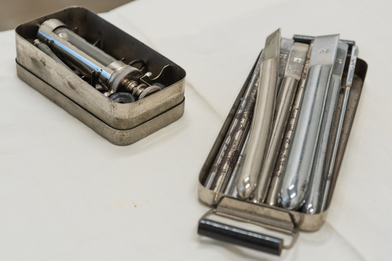 Textos dels Centre d’Interpretació i el consultori mèdic de la colònia de Borgonyà.