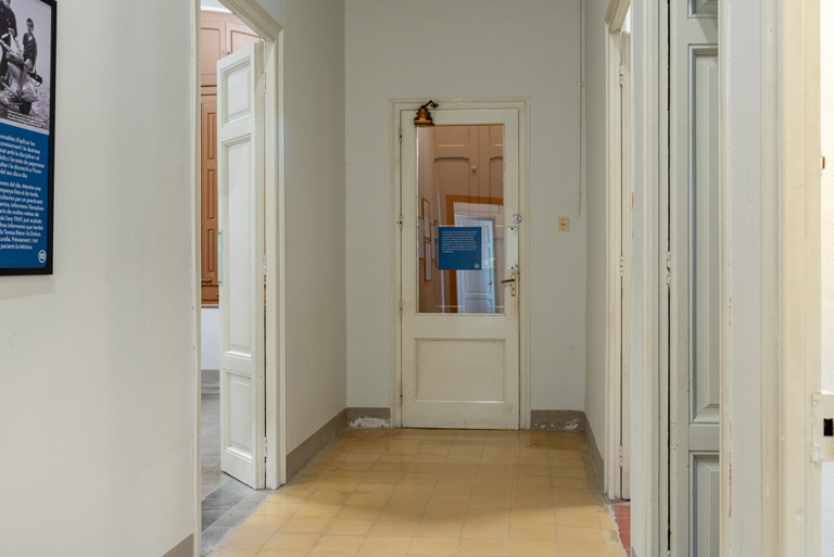 Textos dels Centre d’Interpretació i el consultori mèdic de la colònia de Borgonyà.