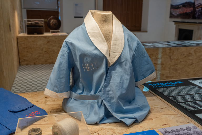 Textos dels Centre d’Interpretació i el consultori mèdic de la colònia de Borgonyà.